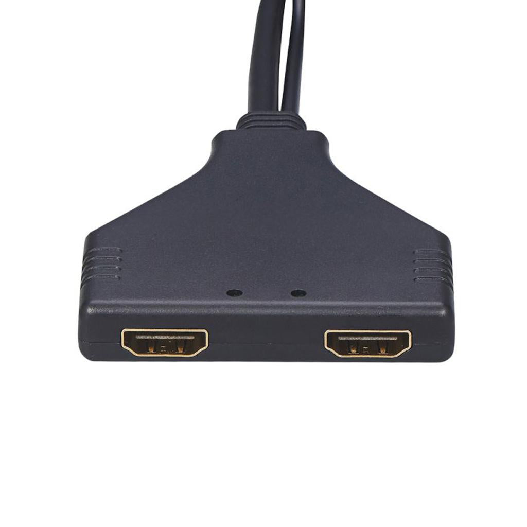 HDMI 2.0 1 in 2 Out Splitter HD Male to 2 HDMI Female UHD Adapter Converter