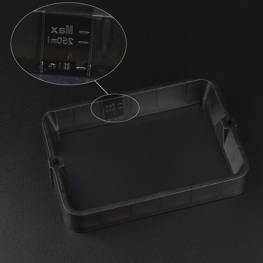 1 Pack Material Rack 178x120mm Resin Vat For DLP SLA Photon Wanhao D7 Black