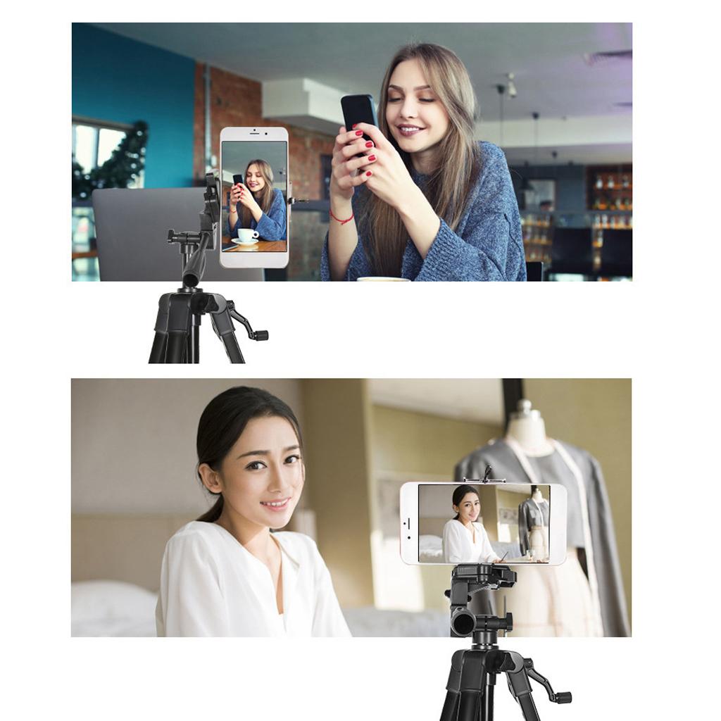 Compact Portable Travel Aluminum Lightweight Holder Tripod Stand for DSLR