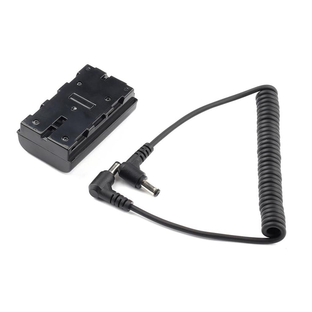 Dummy Battery DC Coupler with Extendable Cable for NP-F970 NP-F770 F750 F550