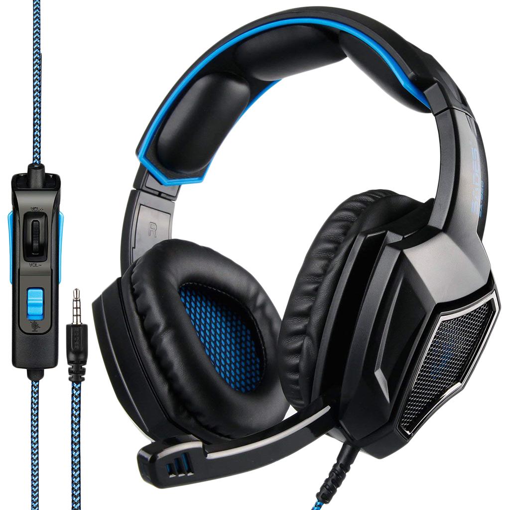 3.5mm Jack Headset Wired Headphone EarBuds Adjustable Headhand for XBOX One