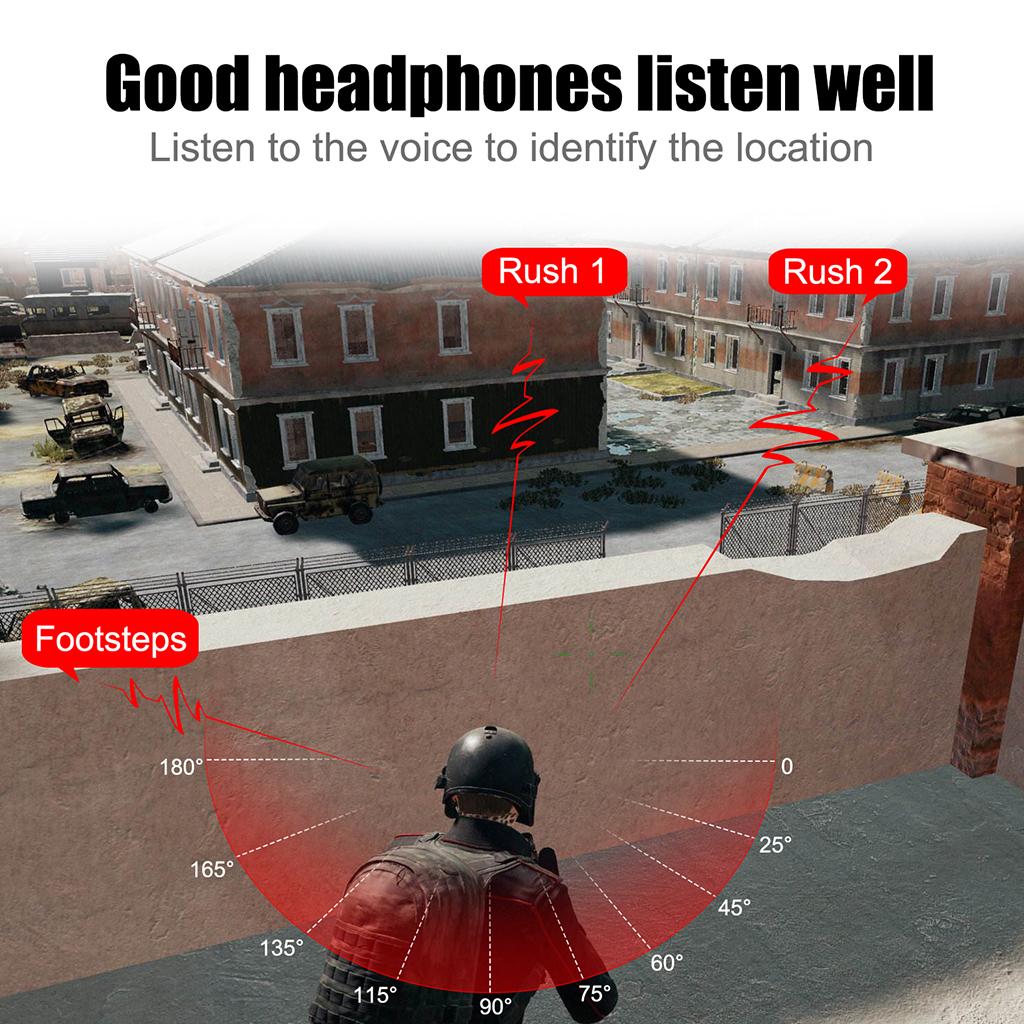 Gaming Headset with Microphone RGB Colorful LED Headphone for PS4 Red