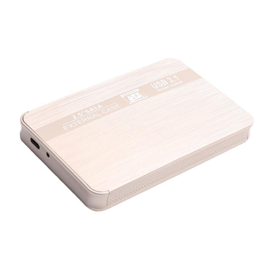 SATA Portable External Hard Drive HDD Ultra-Slim TYPE-C Interface Golden 1T
