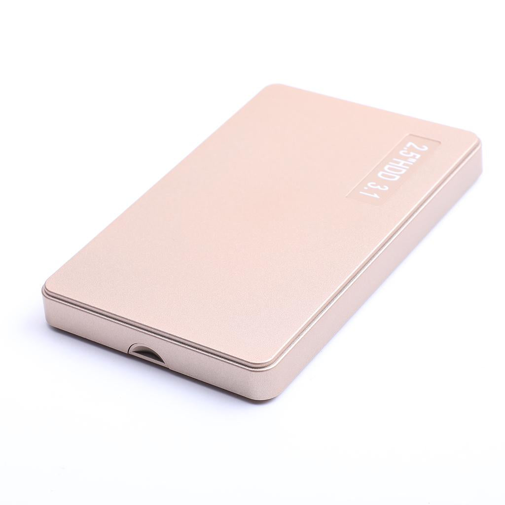 External Hard Drive Expansion Disk Ultra-Slim TYPE-C Interface 160G to 500G Golden