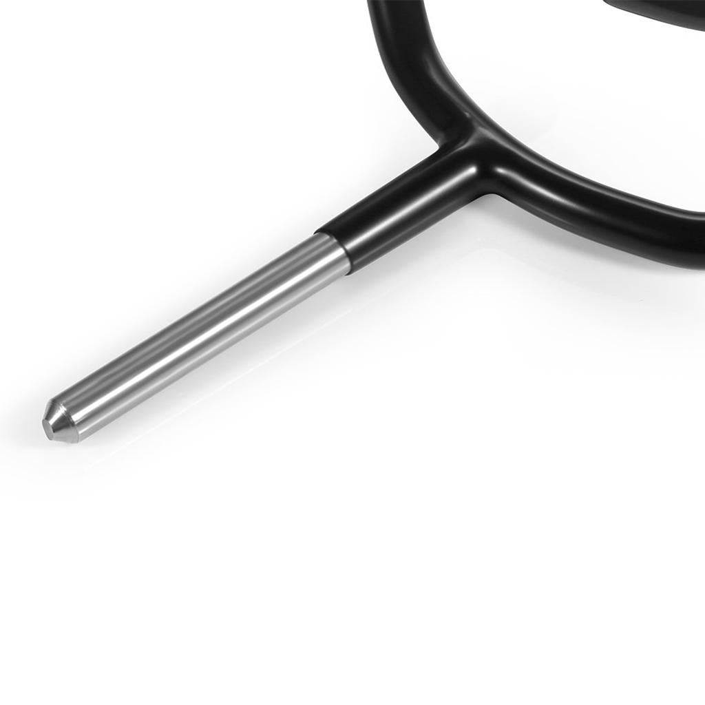 Black Microphone Yoke Boom Pole Holder Stand Cradle For C-Stand Mic Stand