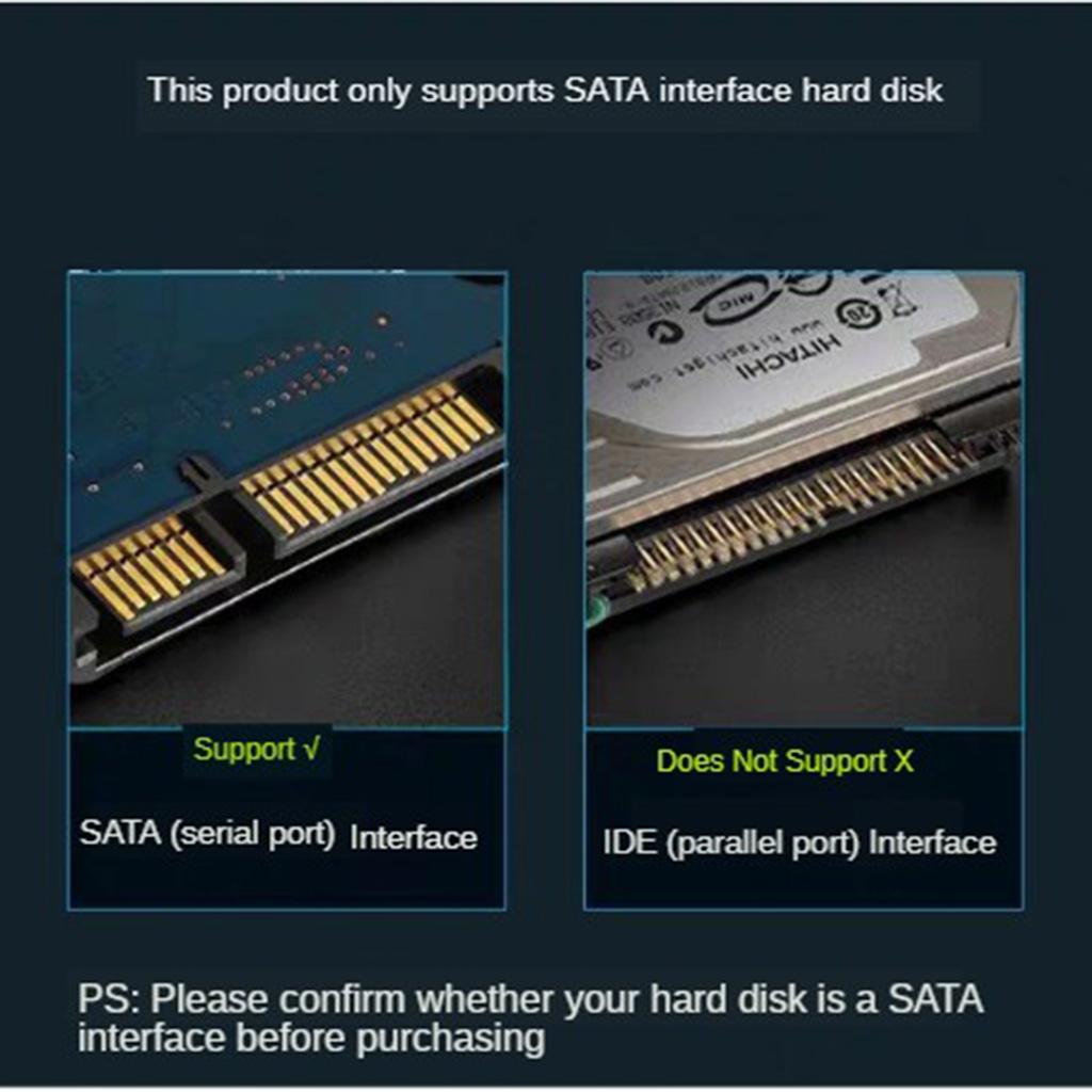 High Speed USB 3.0 to SATA 22 Pin Cable 2.5 "Hard Drive Adapter Compatible