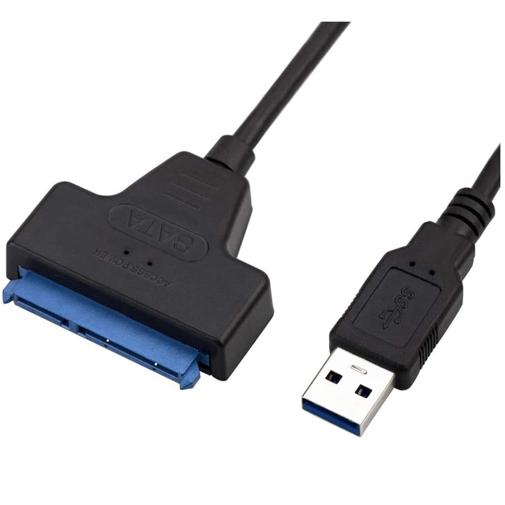 High Speed USB 3.0 to SATA 22 Pin Cable 2.5 "Hard Drive Adapter Compatible