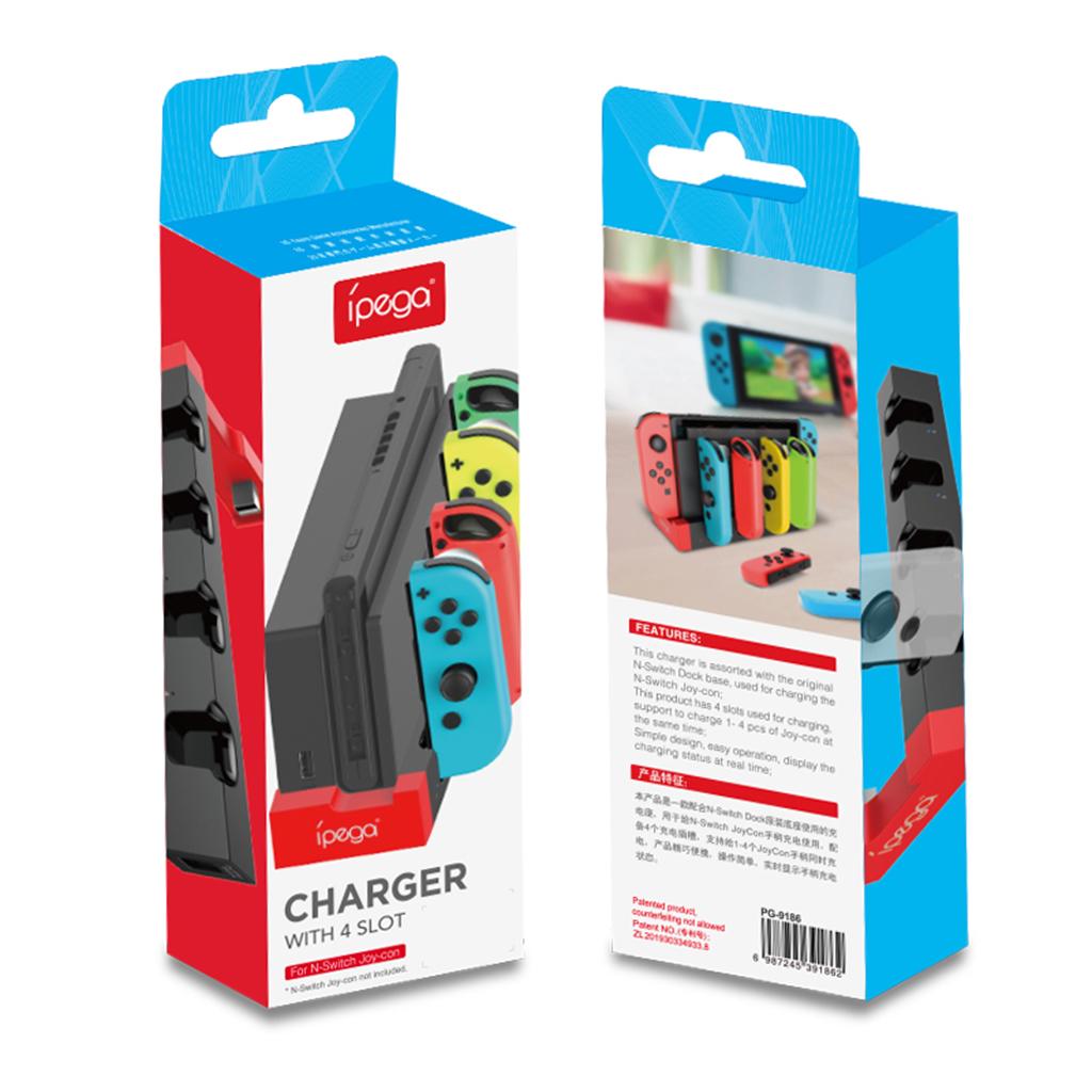 Compact and Portable Controller Charger Charging Dock Stand with Indicator