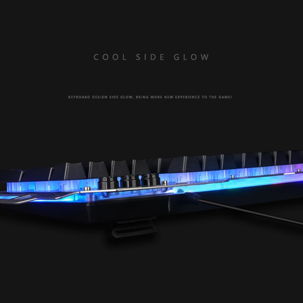 PK-900 Gaming Keyboard Backlight w/Mobile Phone Stand Holder for Laptop PC