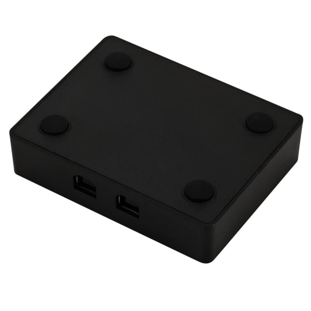 2 Ports USB 2.0 Device Sharing Switcher Adapter Box for Scanner Printer