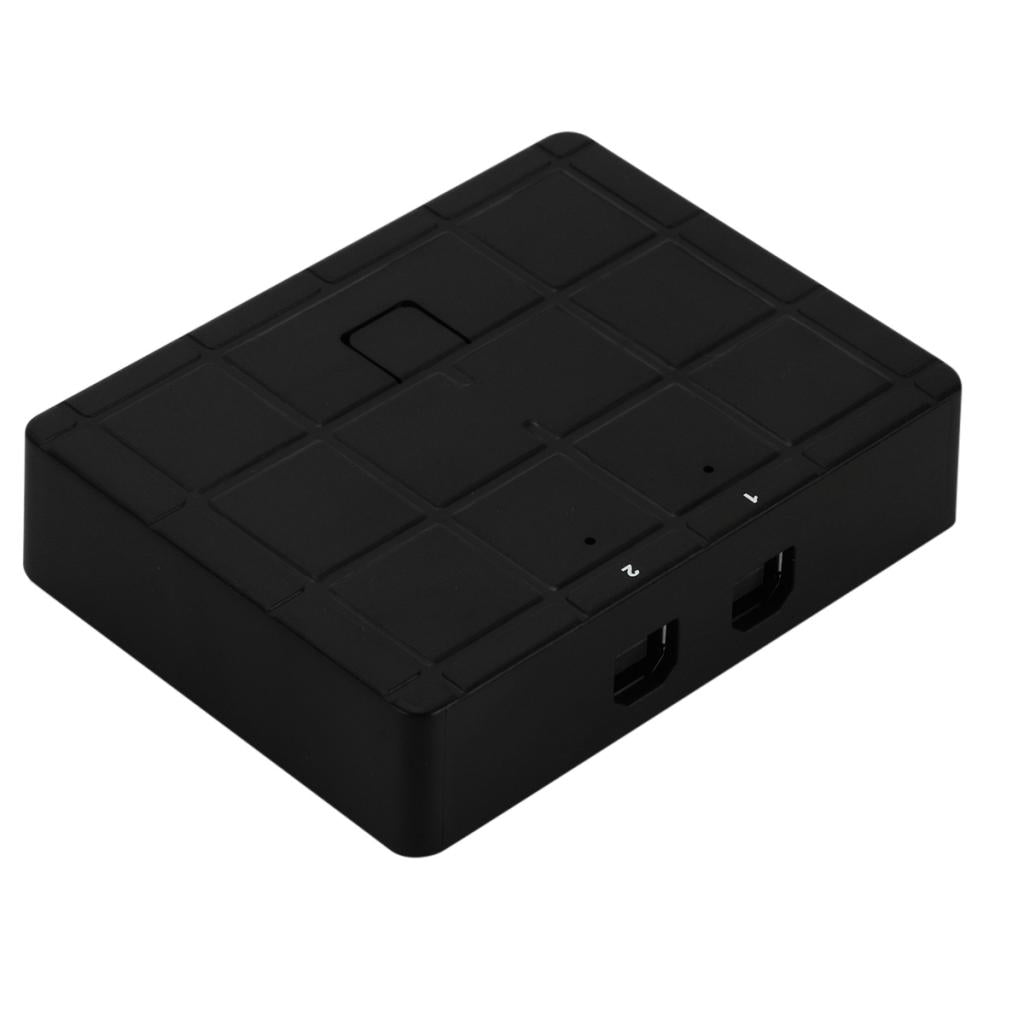 2 Ports USB 2.0 Device Sharing Switcher Adapter Box for Scanner Printer