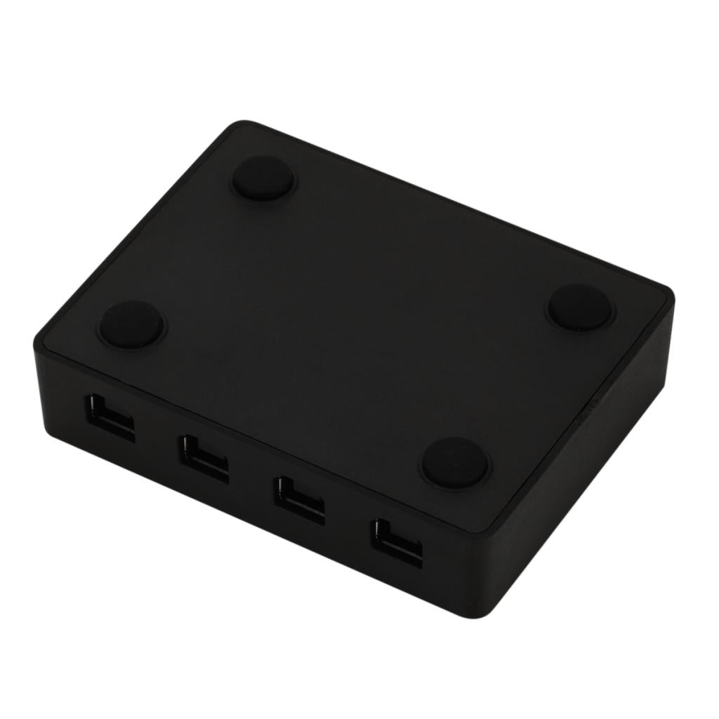1Pcs 4 Ports USB 2.0 Sharing Switch Box Switcher Adapter for Scanner Printer