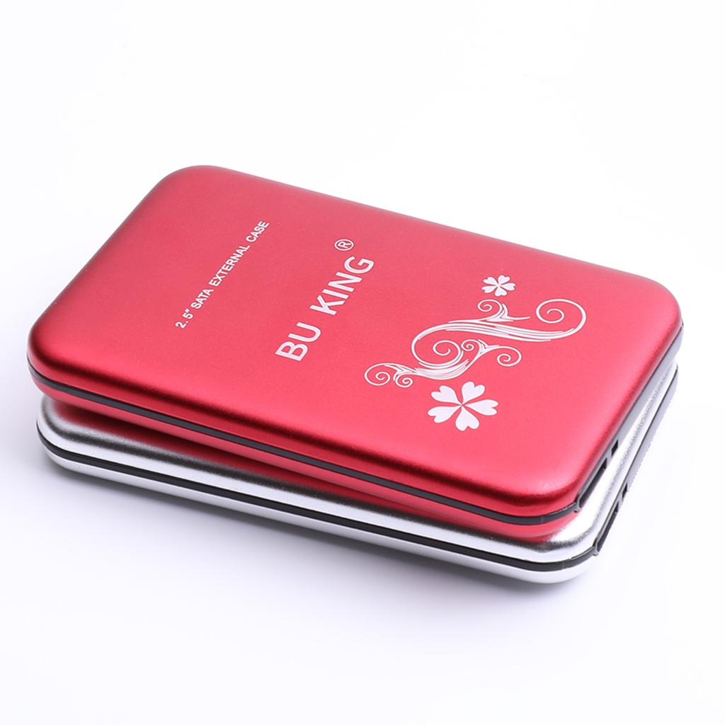 BUKING Portable 2.5'' Mobile HDD USB 3.0 External Hard Disk Drive 500G Red