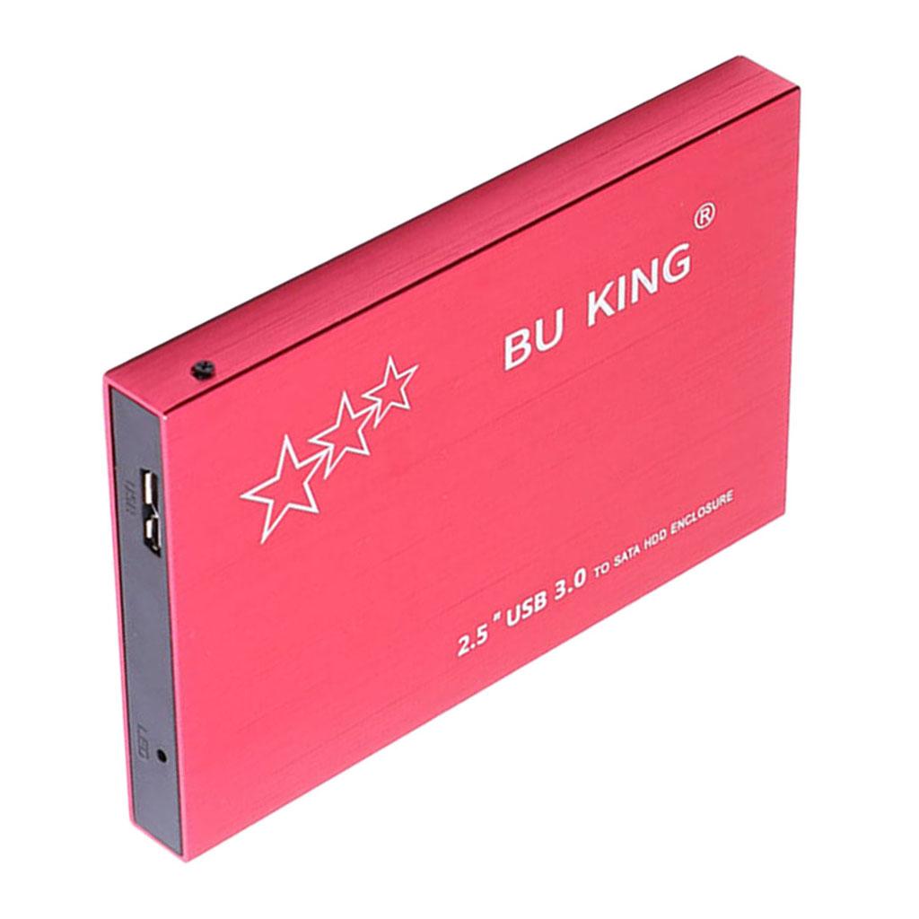 120G External 2.5" USB 3.0 Hard Disk Drive HDD SATA for Notebook Laptop Red