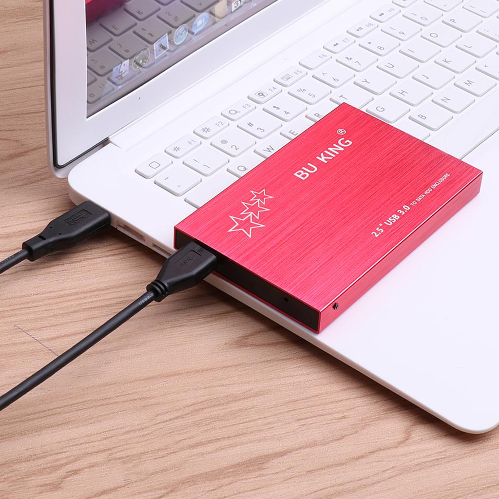 120G External 2.5" USB 3.0 Hard Disk Drive HDD SATA for Notebook Laptop Red