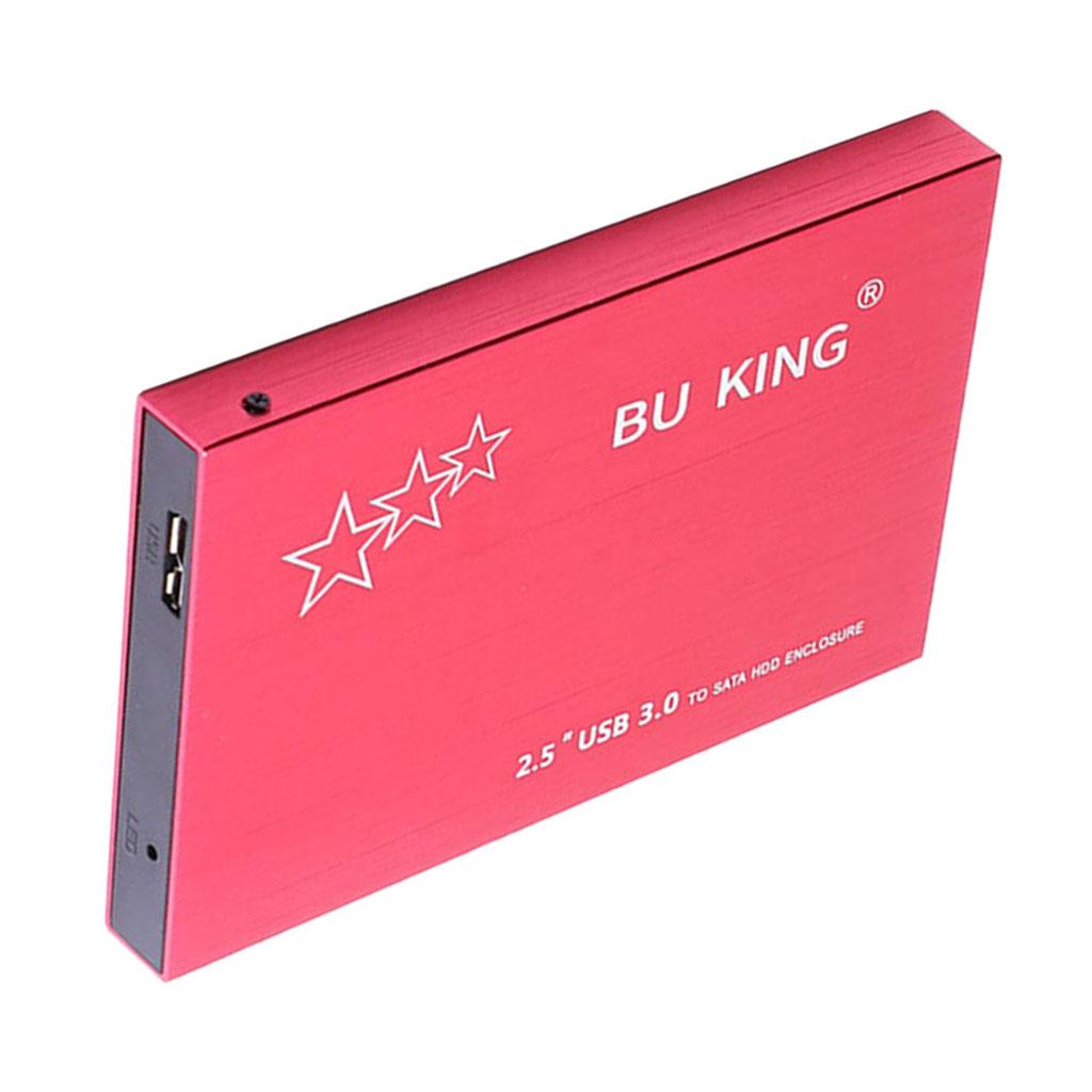 160G External 2.5" USB 3.0 Hard Disk Drive HDD SATA for Notebook Laptop Red