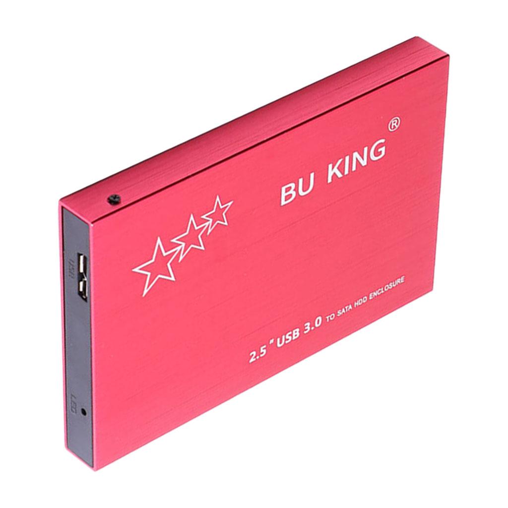 160G External 2.5" USB 3.0 Hard Disk Drive HDD SATA for Notebook Laptop Red