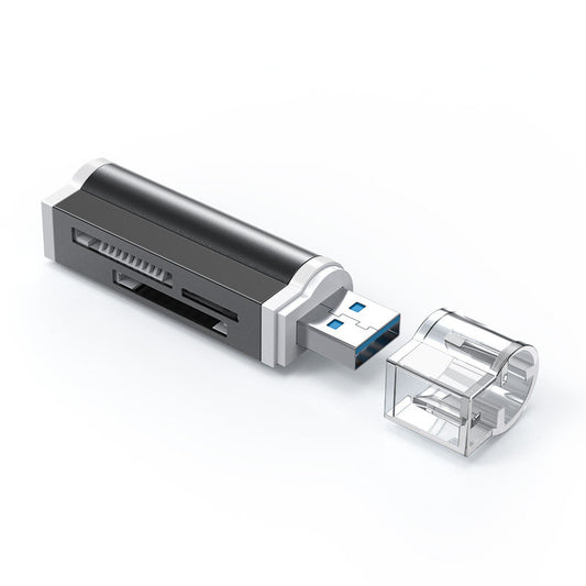 USB 2.0 Memory Card Reader Adapter for Micro SD TF M2 MS Black
