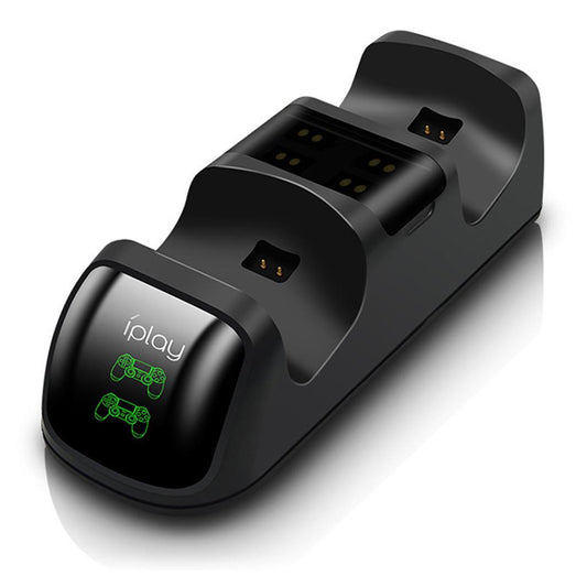 Wireless Handle Dual Charging Dock Station with LED Light FOR PS4 slim/ Pro
