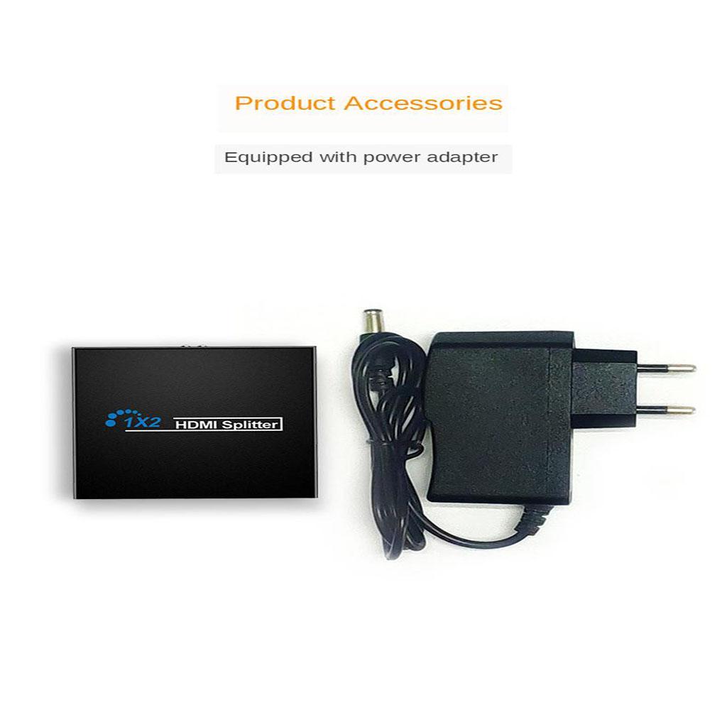 1080P HDMI 1.4 1 in 2 out Splitter @30HZ HDCP Switch for Xbox PS4 TV HDTV