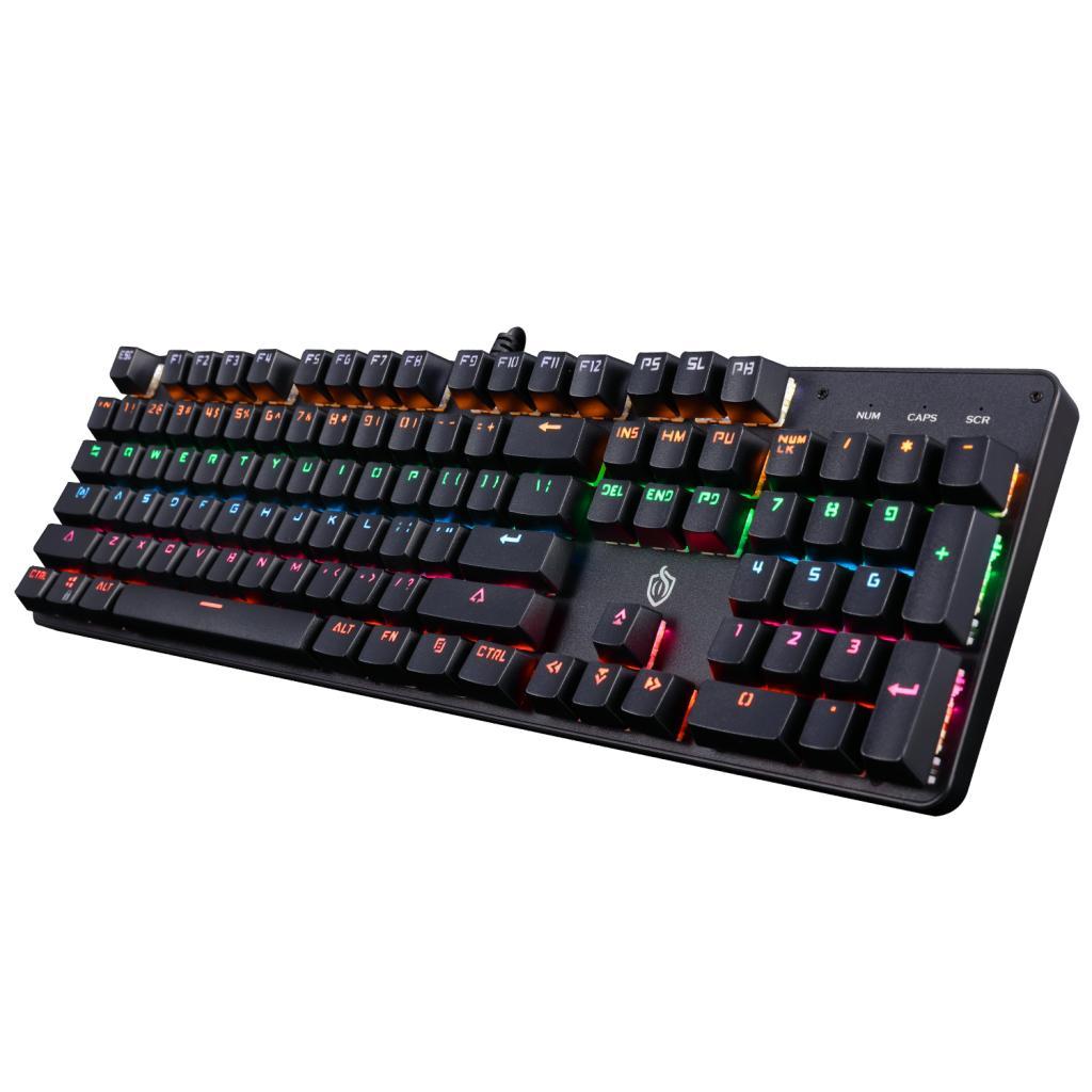 USB Wired LED Backlit Ergonomic Gamer Keyboard For PC Laptop Black