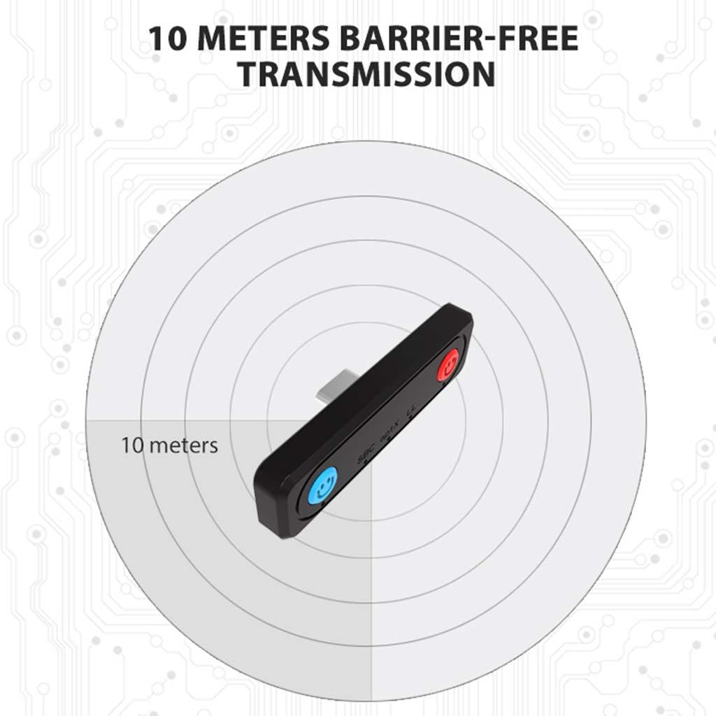 Bluetooth Transmitter for Nintendo Switch/Switch Lite/PS4/PC  Blue red