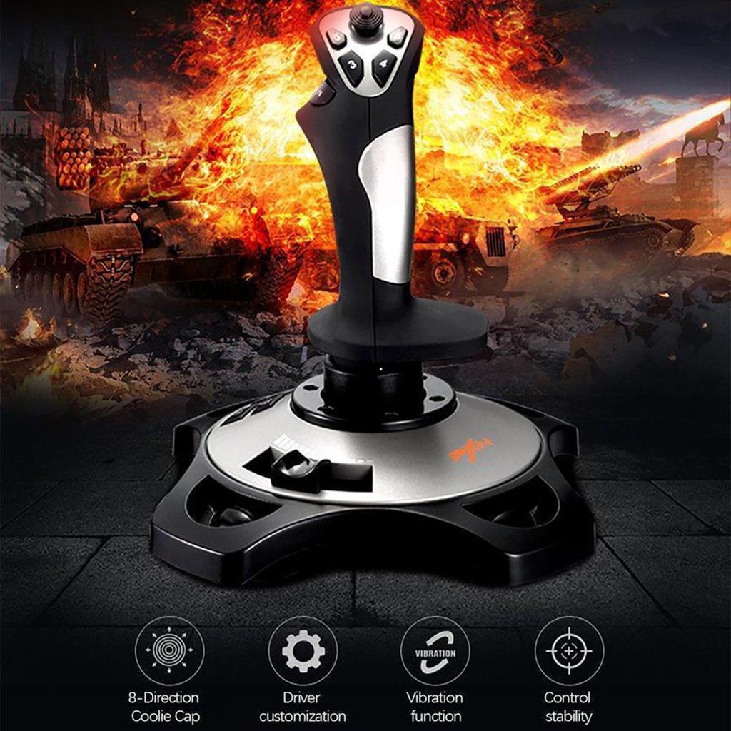 PC Joystick Flight Simulator Gaming Controller USB Wired for Laptop Computer