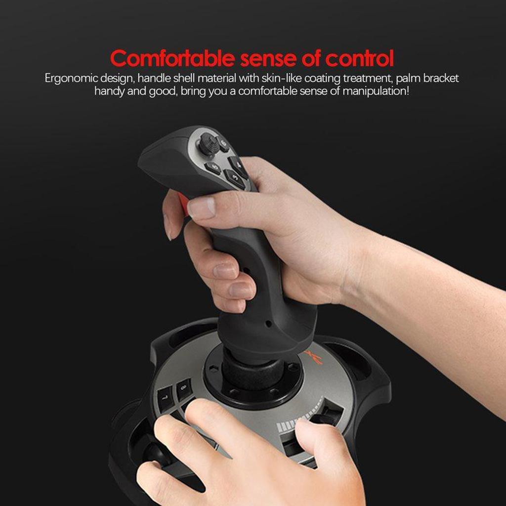 PC Joystick Flight Simulator Gaming Controller USB Wired for Laptop Computer