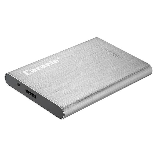Portable High Speed USB3.0 External Hard Disk Drive Silver 500G