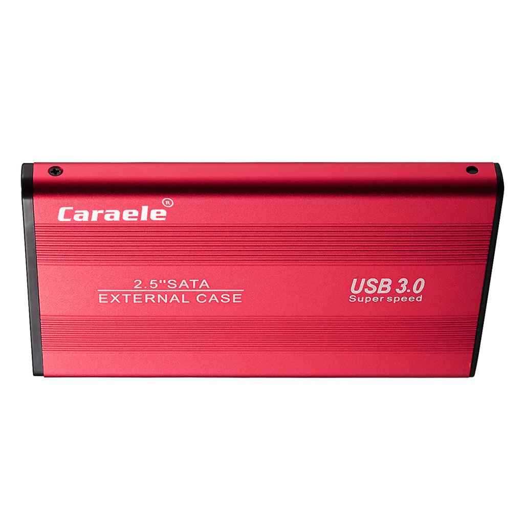 Portable High Speed USB 3.0 External Hard Disk Drive Red 1TB