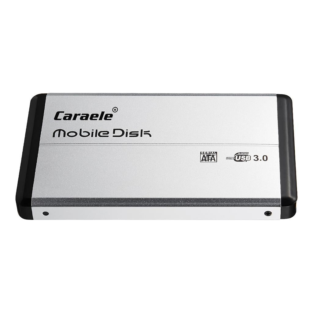 2.5in External USB Hard Drive Disk HDD Enclosure for Laptops Silver 2TB