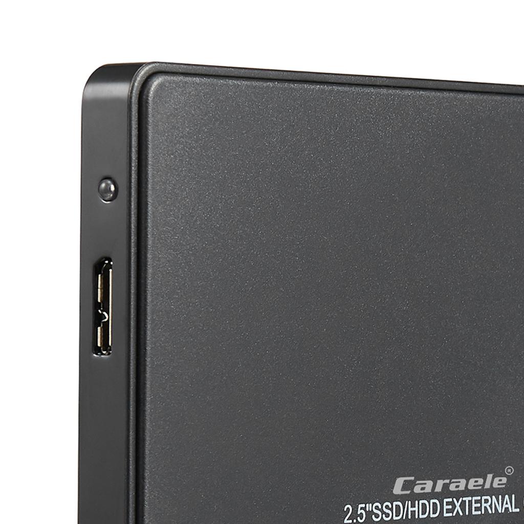 2.5in External USB Hard Drive Disk HDD SSD Enclosure for Laptop Black 1TB
