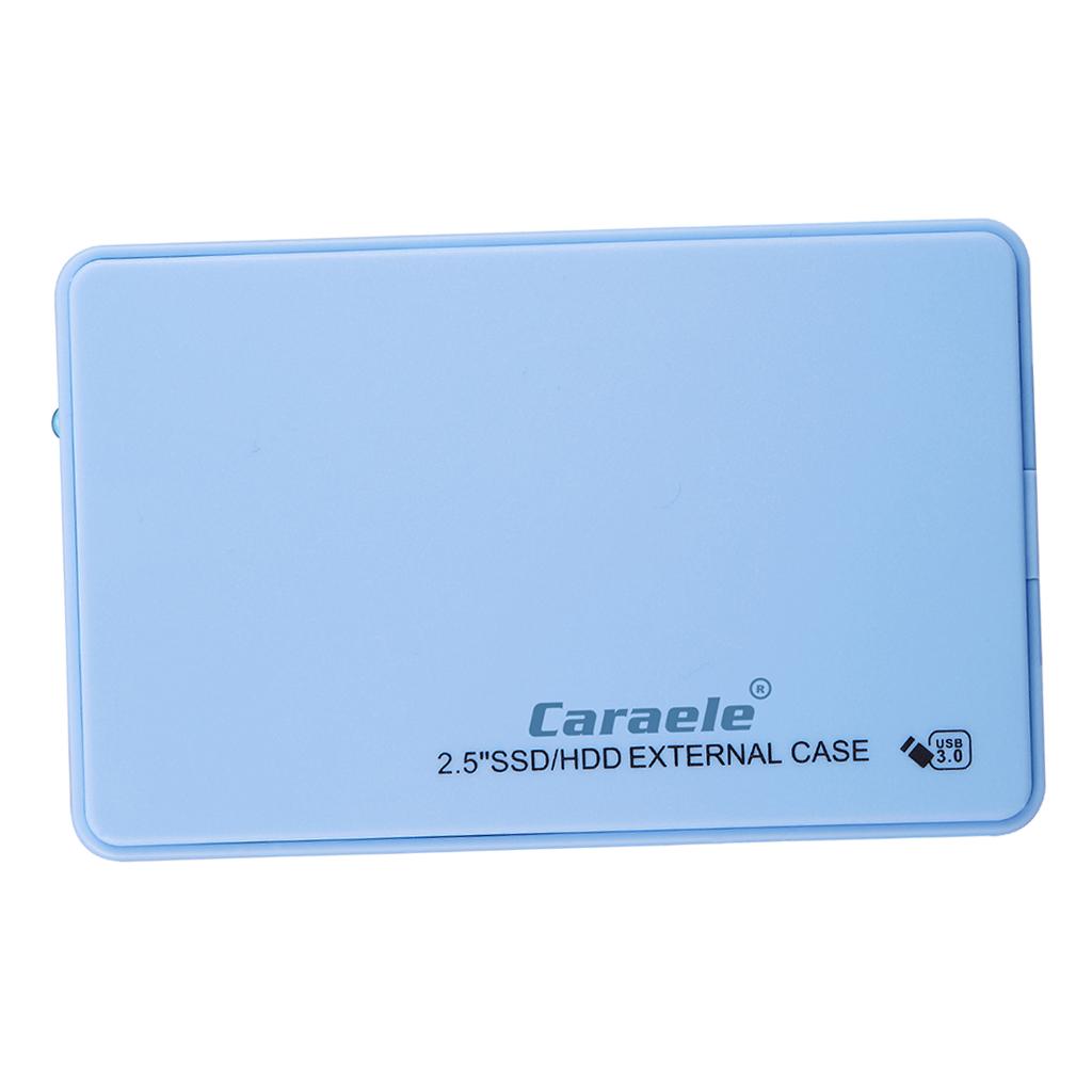 2.5in External USB Hard Drive Disk HDD SSD Enclosure for Laptop Blue 500GB