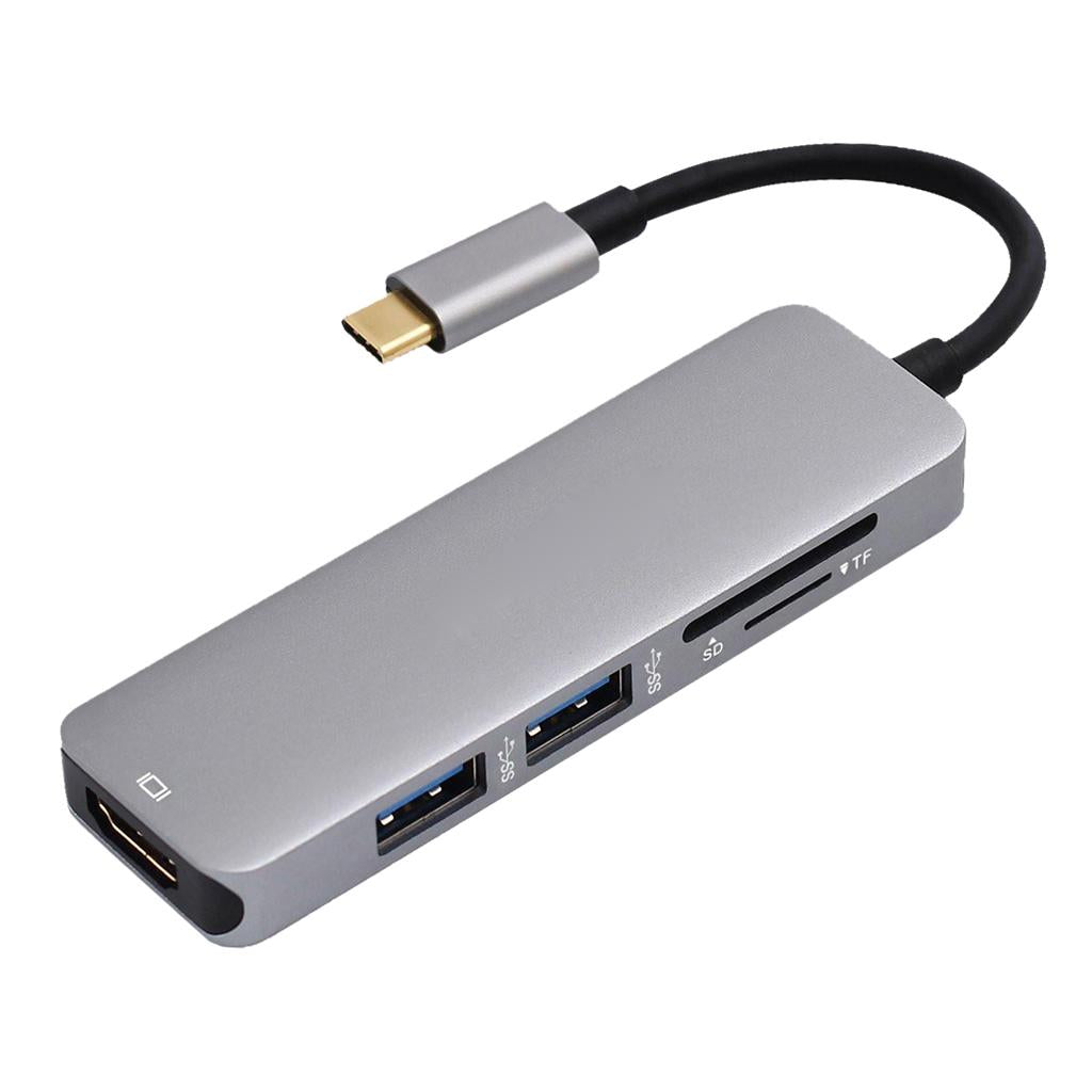 Type C USB 3.1 to HDMI USB 3.0 Adapter 5 in 1 Hub For Macbook Pro 2019/2018