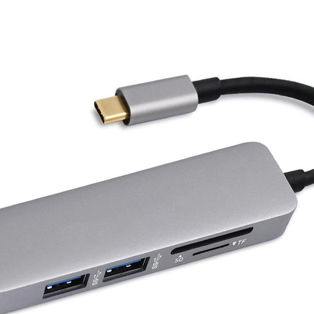 Type C USB 3.1 to HDMI USB 3.0 Adapter 5 in 1 Hub For Macbook Pro 2019/2018