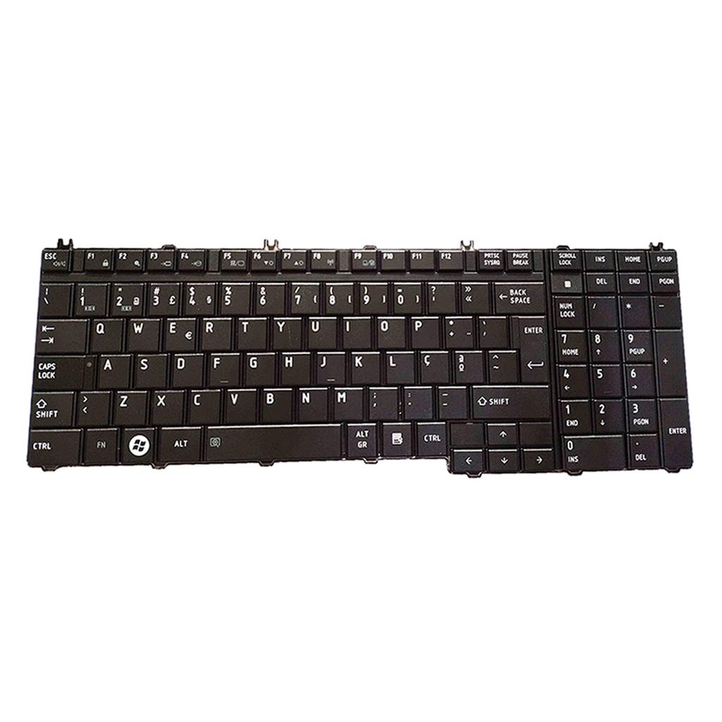 Replacement Keyboard Portuguese Replace Part for Toshiba Satellite P300 P305