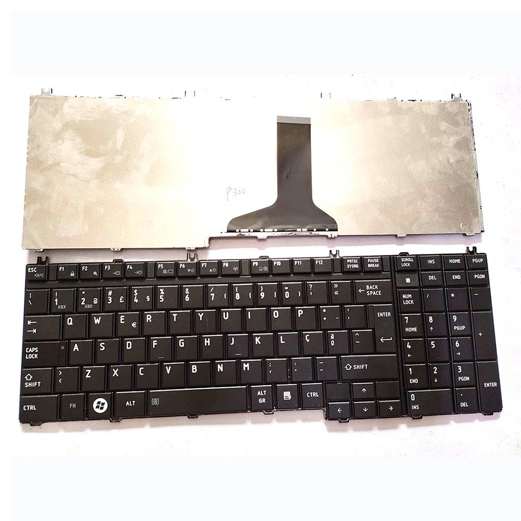 Replacement Keyboard Portuguese Replace Part for Toshiba Satellite P300 P305