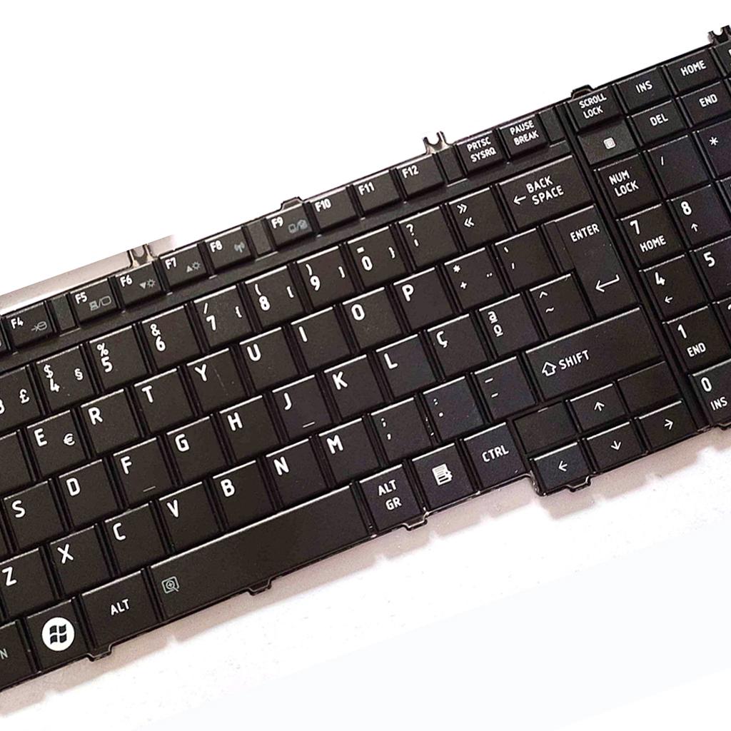 Replacement Keyboard Portuguese Replace Part for Toshiba Satellite P300 P305