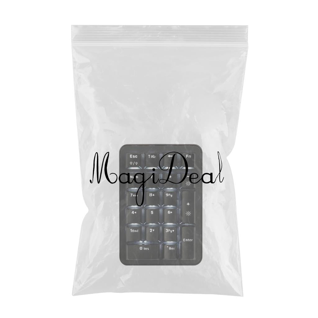Ajazz Mini Gaming Keyboard Blue Switches 21 Keys Ergonomic Backlit Keypad
