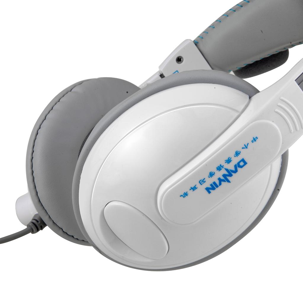 D3000 Wired Headset Children Students Learning Headphones  White 85DB
