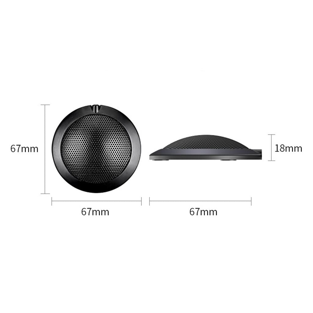 USB Omni-Directional USB Space-saving Surface-Mount Condenser Conference MIC