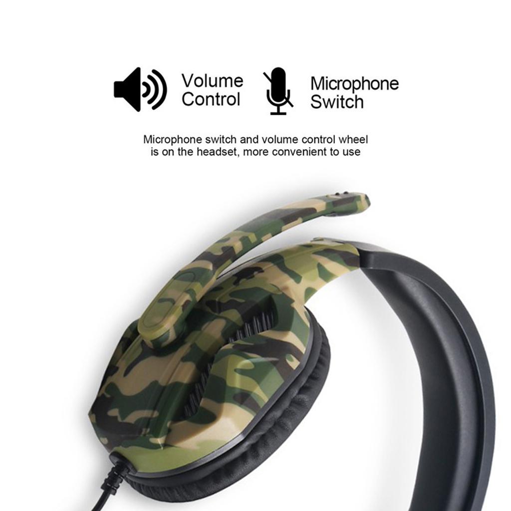 Over Ear Gaming Headphones Noise Canceling Stereo Bass Surround Sound