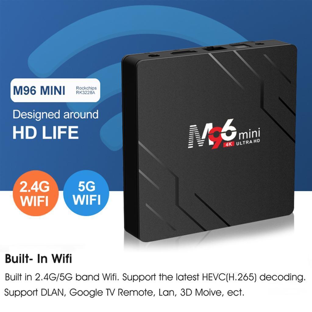 TV  Android 9.0 RK3228A 2G+16G Wifi 2.4G 5G Media Player Set Top Box AU