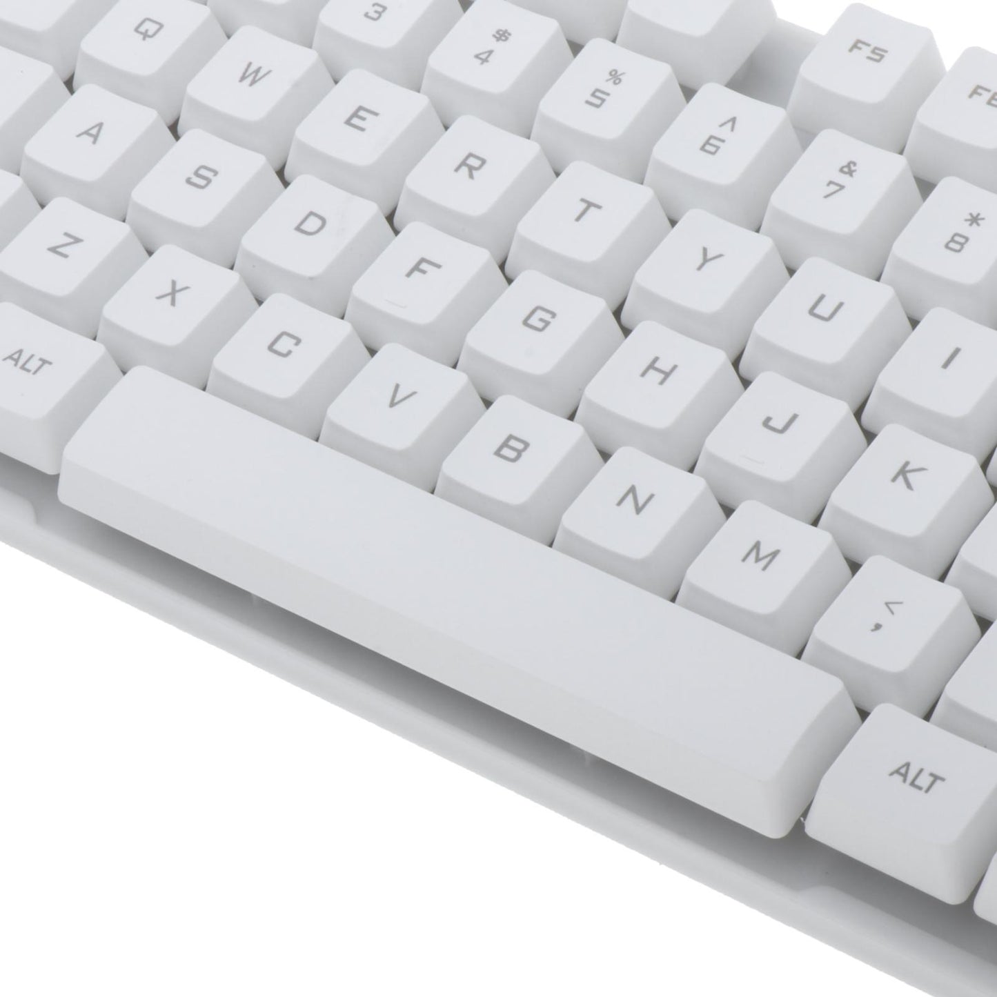 Wired Gaming Keyboard RGB Backlit Multimedia Keys white