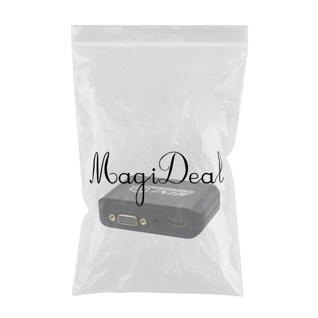 USB to HDMI + VGA Adapter Converter Switch Dual Display Output Compact