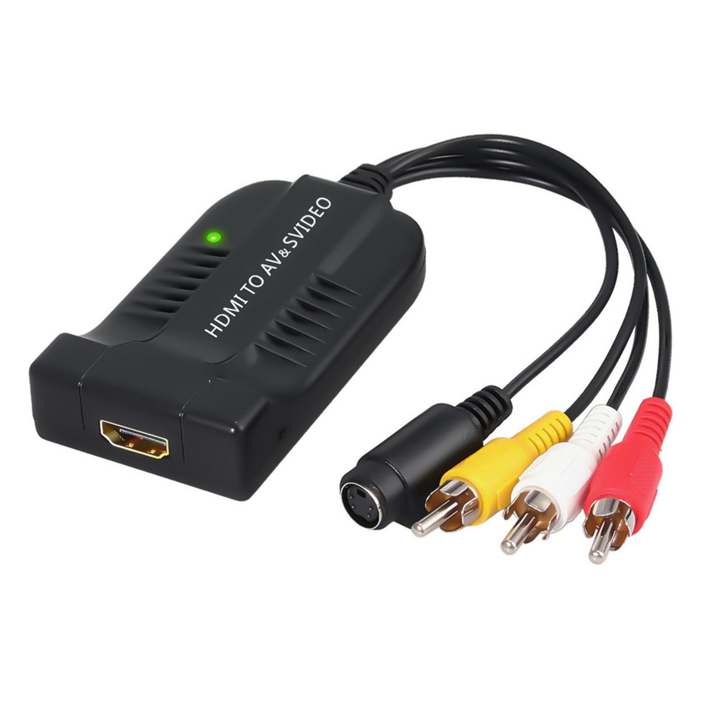 HDMI to Male AV CVBS Famale S-video Audio Video Adapter R/L Audio Video Box