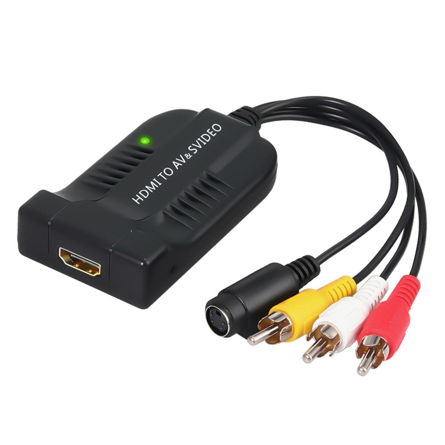 HDMI to Male AV CVBS Famale S-video Audio Video Adapter R/L Audio Video Box