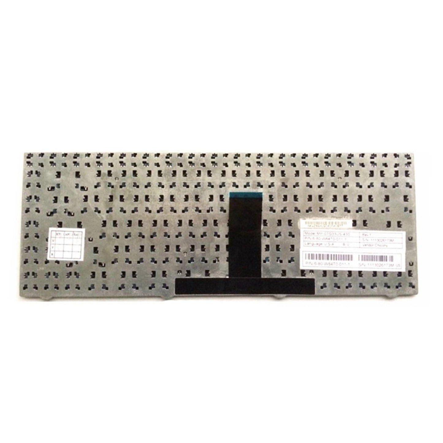 Laptop Replacement US Keyboard For Clevo W84 W84T Teclado MP-07G33US-430