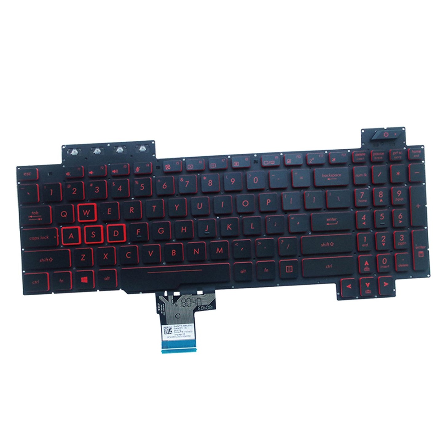 US English Backlit Keyboard For Asus TUF Gaming FX505 FX505GD FX505GE Series