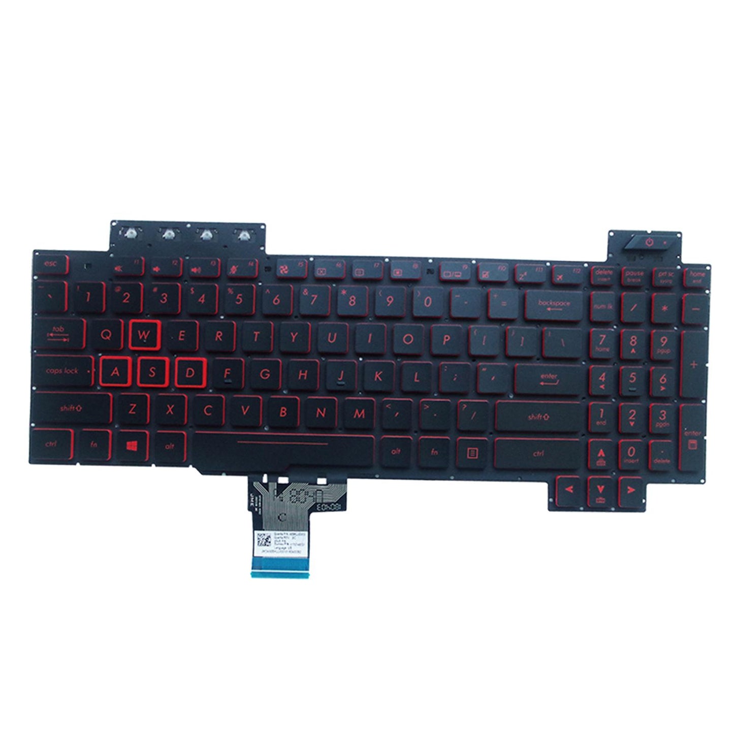 US English Backlit Keyboard For Asus TUF Gaming FX505 FX505GD FX505GE Series